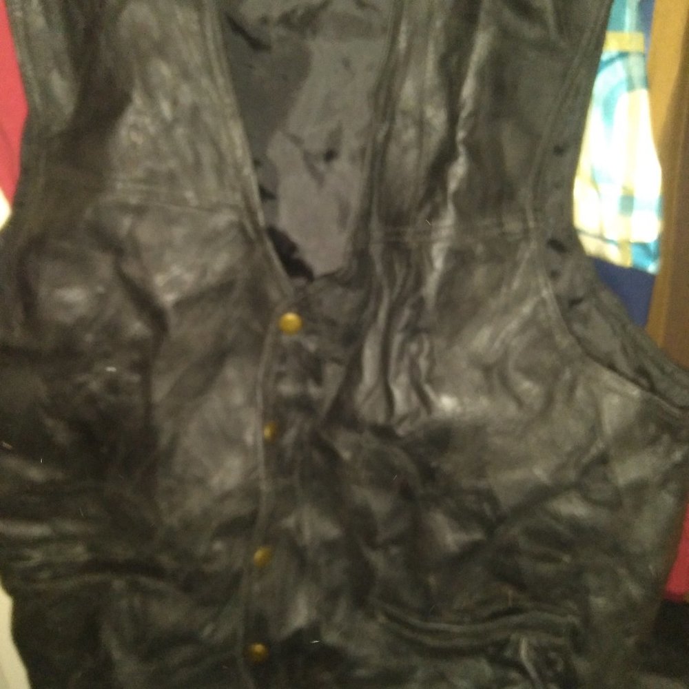 Mens Biker Vest